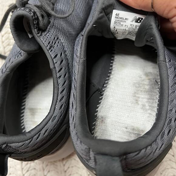 New Balance 360| Unisex grey knitted low-top athletic shoes - Picture 8 of 13